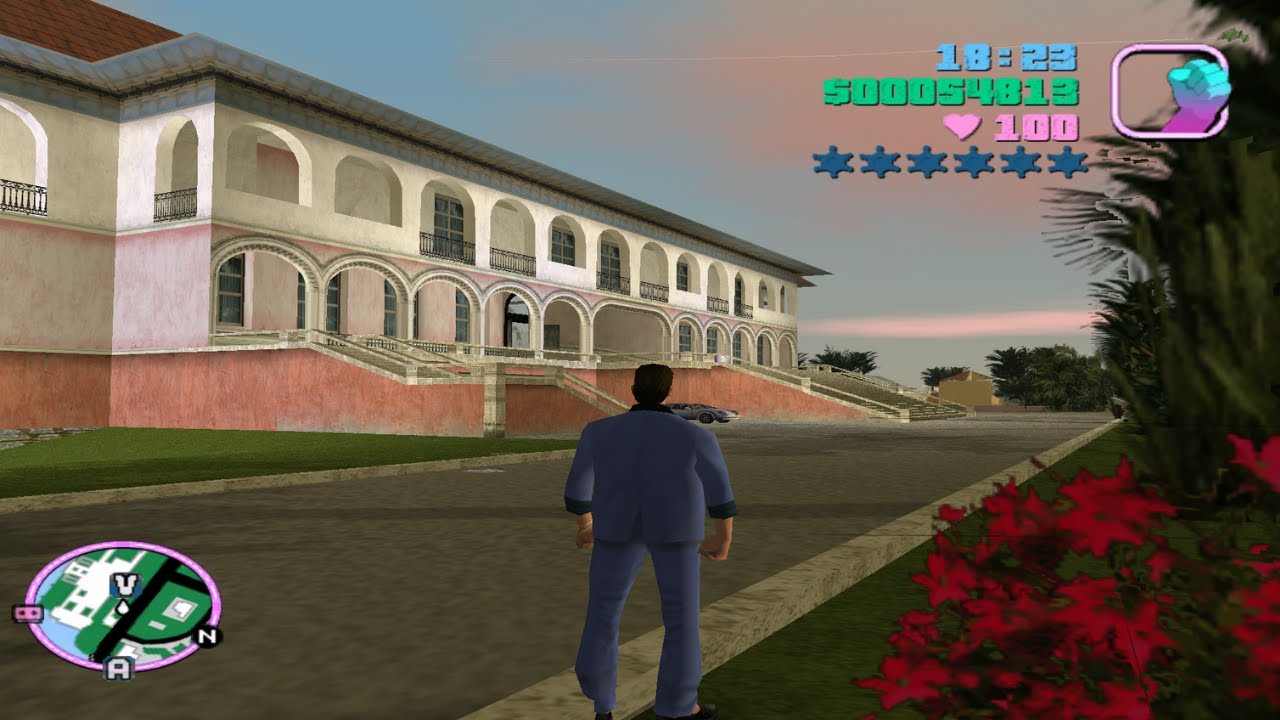 Exploring 'Diaz Mansion' in GTA Vice City - YouTube