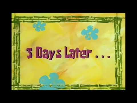 SPONGEBOB Time Card 3 days later - YouTube