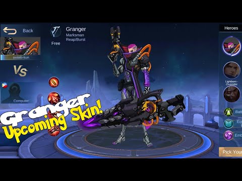 GRANGER NEW UPCOMING SKIN! GRANGER LEGEND SKIN SURVEY? MOBILE LEGENDS ...