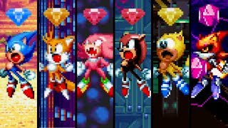 Sonic Mania Plus - All Characters & Super Forms