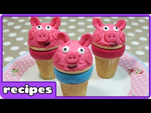 Peppa Pig Ice Cream Recipe | Fun Food Ideas | Learn How To Cook With HooplaKidz Recipes