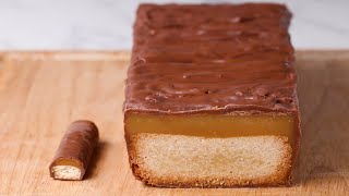 Giant Caramel Candy Bar Cake