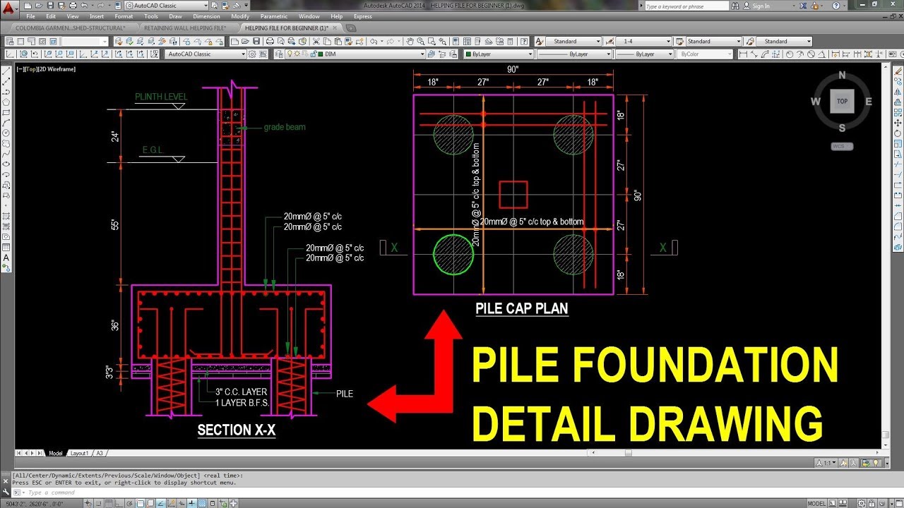 Example Dwg Foundation Shop