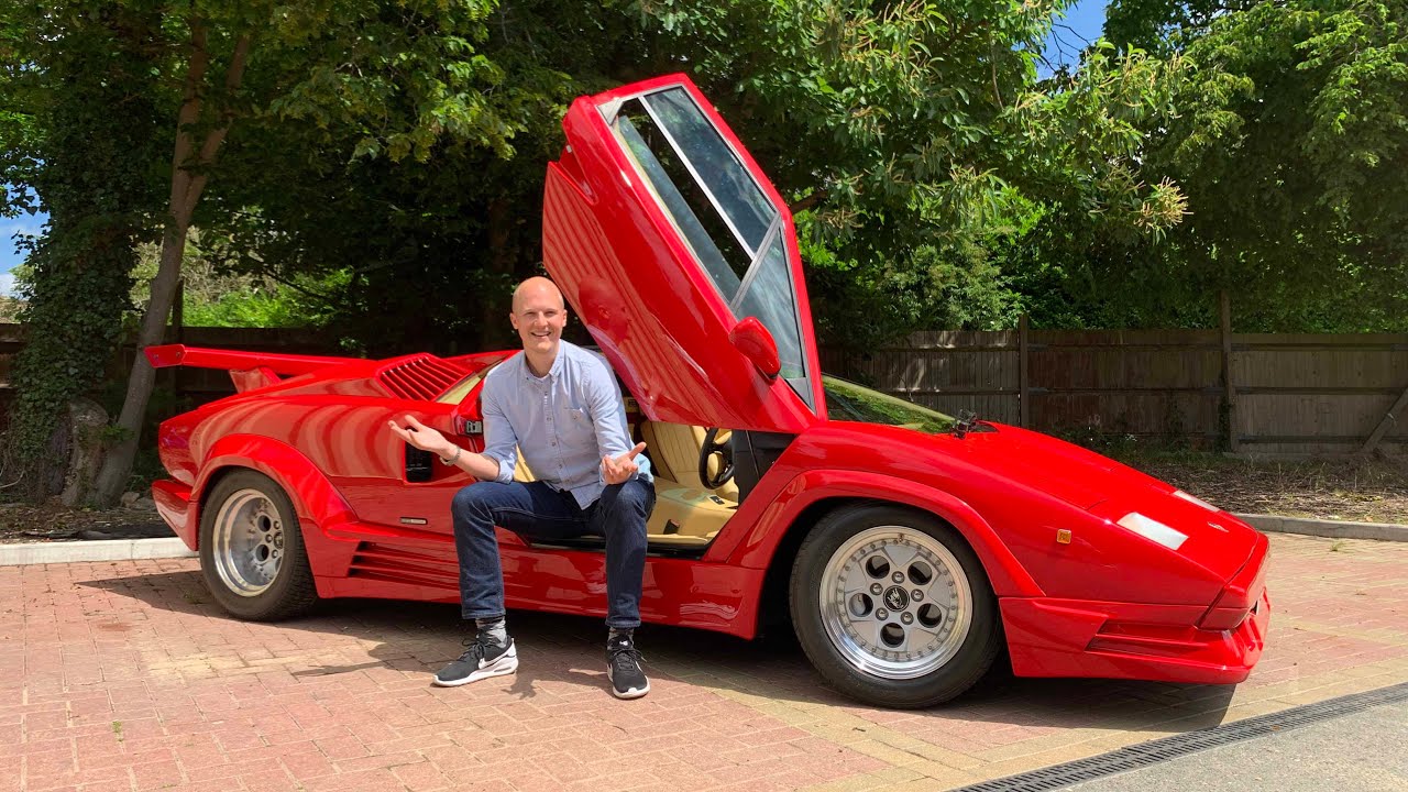 What It's Like To Drive A Lamborghini Countach 25th Anniversary - YouTube