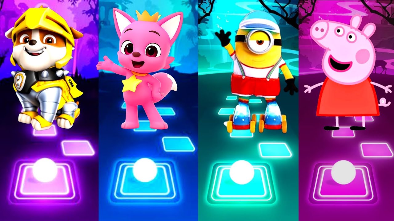 Paw Patrol🆚Pinkfong🆚Minions🆚Peppa Pig🎶Who is best?😮#coffindance # ...