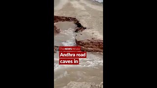 miraculous-escape-for-andhra-woman-as-road-caves-in-below-her-feet