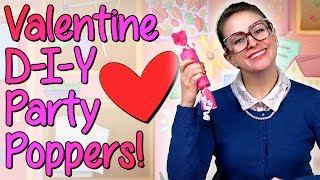 Valentines Day - DIY Party Favors - Crafts for Kids w/ Crafty Carol at Cool School