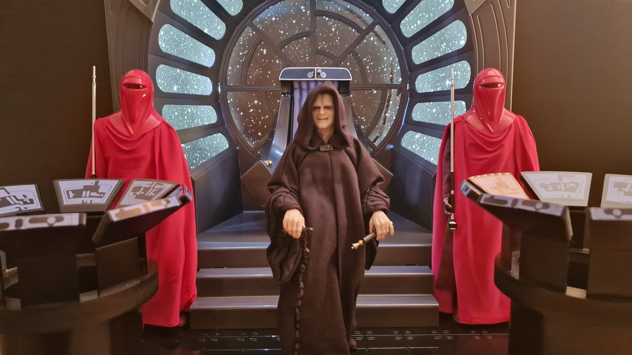 JazzInc Dioramas 1/6 Emperor Palpatine Throne Room - YouTube