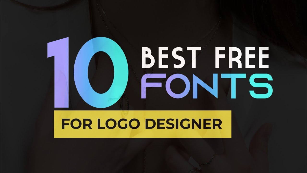 Top 10 Letter Logo Design Font || Free Fonts Pack Download - YouTube