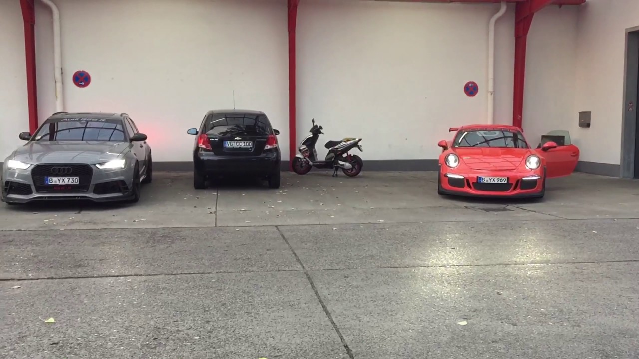 Audi RS6-R vs Porsche GT3 RS - YouTube