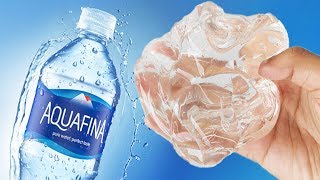 NO GLUE Water Slime, How to Make Crystal Clear Shampoo Water Slime