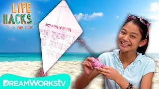 DIY Kite + Other Beach Hacks | LIFE HACKS FOR KIDS