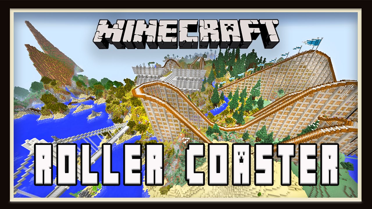 Minecraft: Underground City Show Scene Design (Scarland Roller Coaster ...