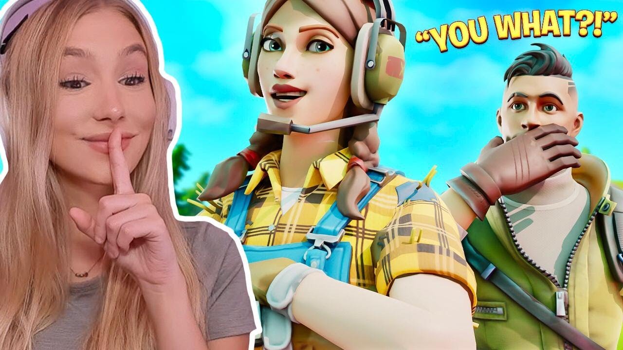 Girl TROLLS Fortnite Fills With ACCENT - YouTube