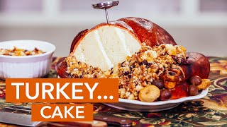 Watch me make a turkey out of CAKE this Thanksgiving! | How To Cake It with Yolanda Gampp