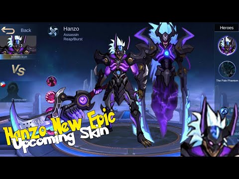 HANZO UPCOMING SKIN EPIC SKIN MOBILE LEGENDS HANZO NEW EPIC SKIN ...