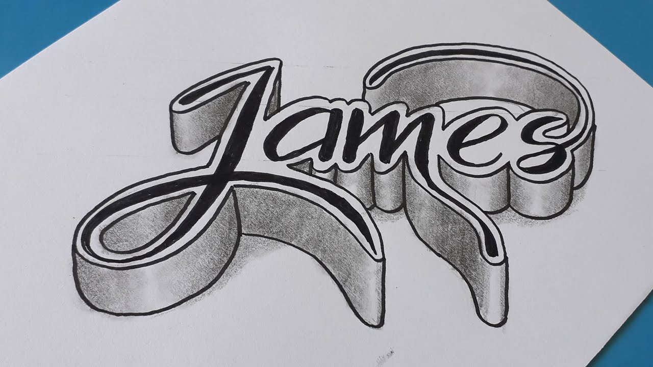 James Name In Graffiti