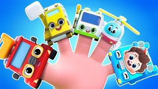 transport finger family learn street vehicles nursery rhymes kids songs babybus