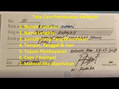 15 Contoh Bentuk Kwitansi Pembayaran Dan Pembelian Update