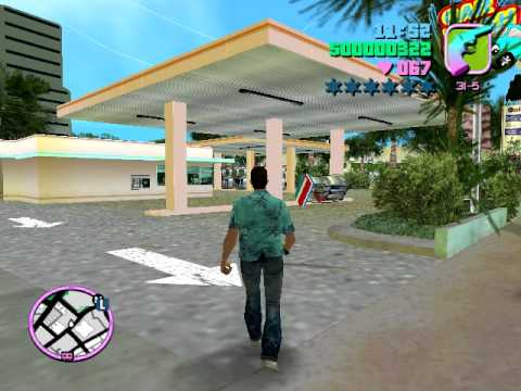 Gas Station Explosion - GTA Vice City - YouTube