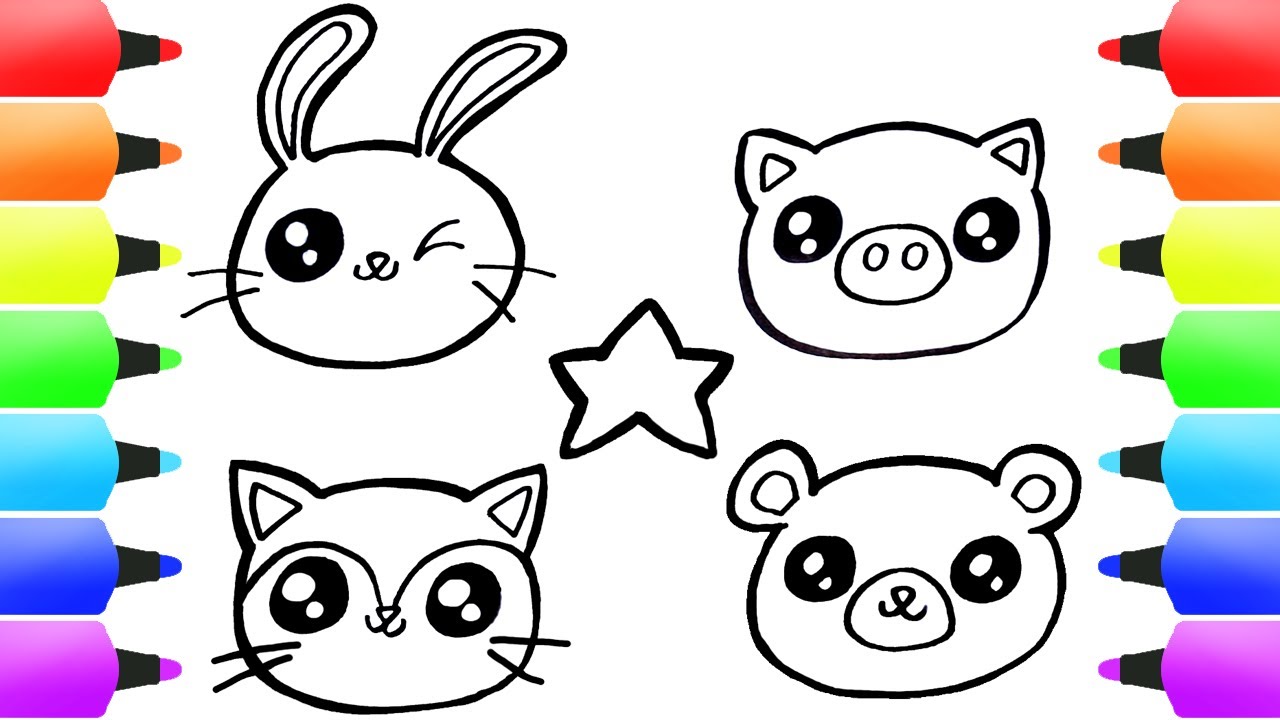 Easy Cute Animals To Draw