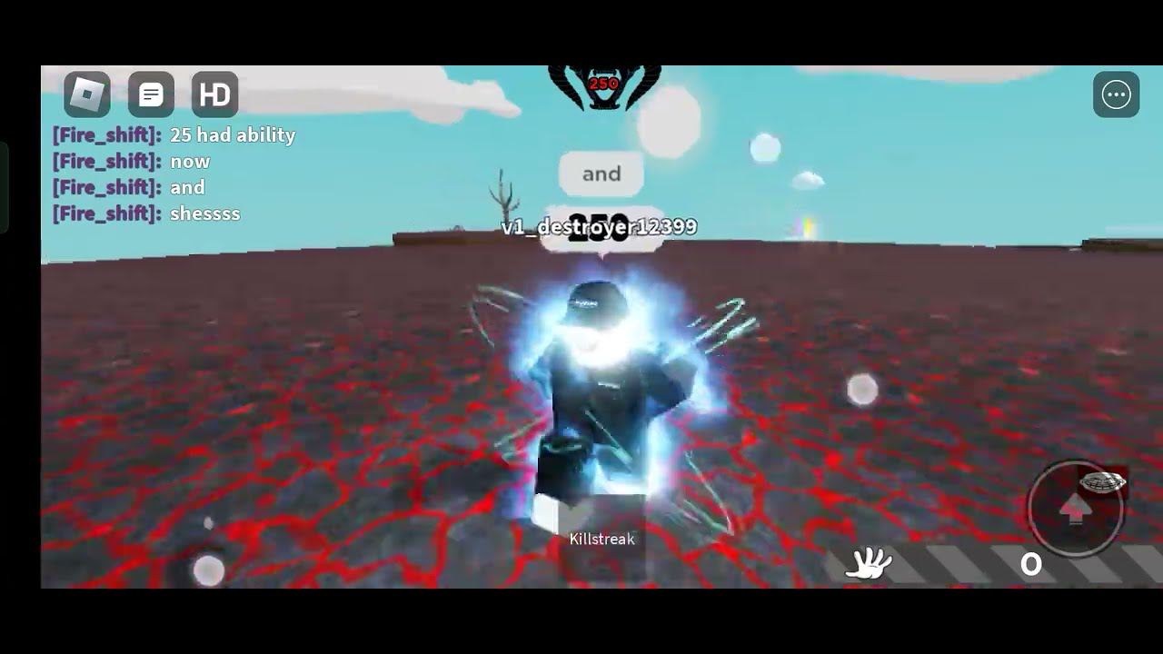 Roblox slap battles killstreak but 250 and 25 - YouTube