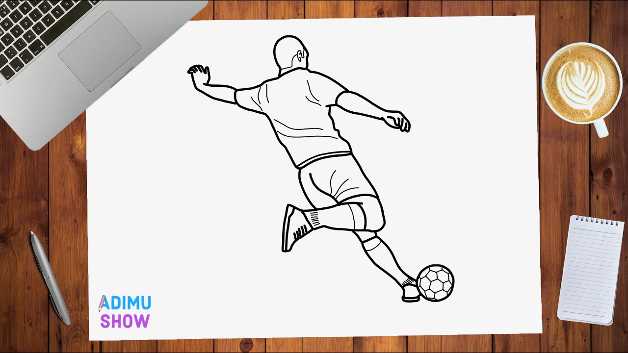 How To Draw A Person Playing Soccer - Memberfeeling16