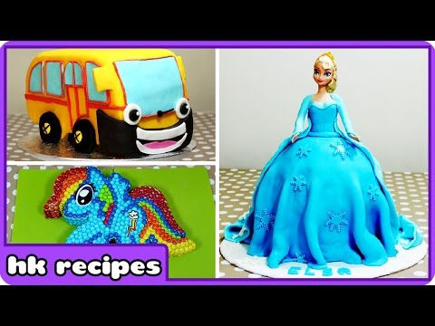 Delicious Cartoon Character Cakes So Good You'll Wish You Had Baked | Birthday Cake Recipes