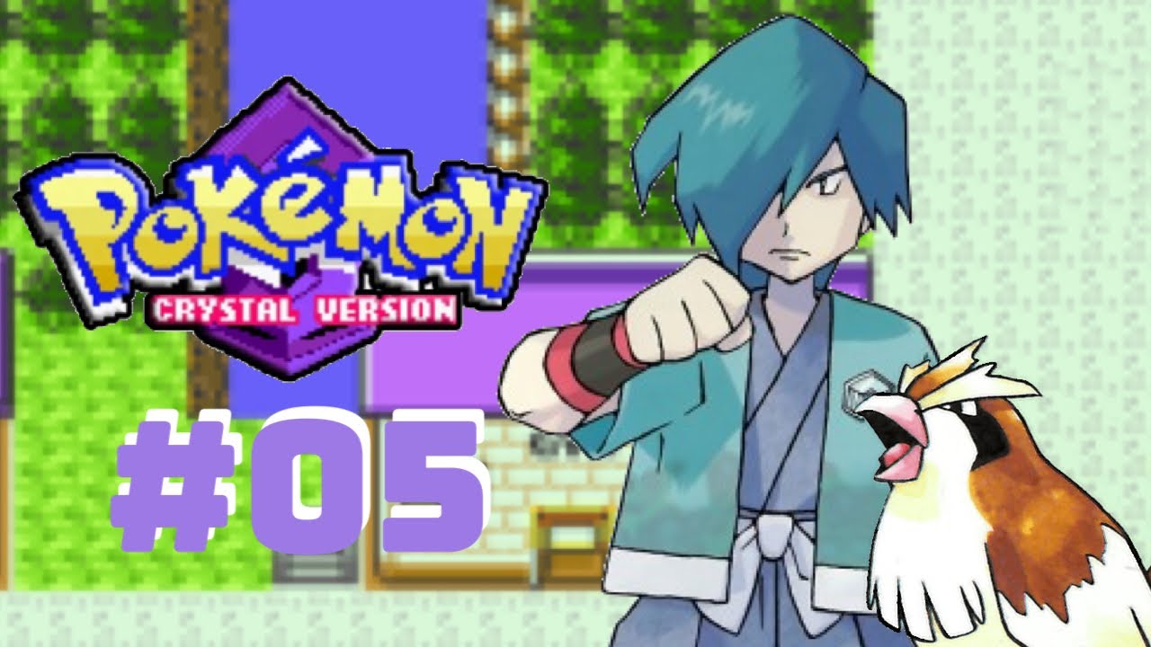 Pokemon Crystal - Episode 5: Violet City Gym Leader Falkner - YouTube