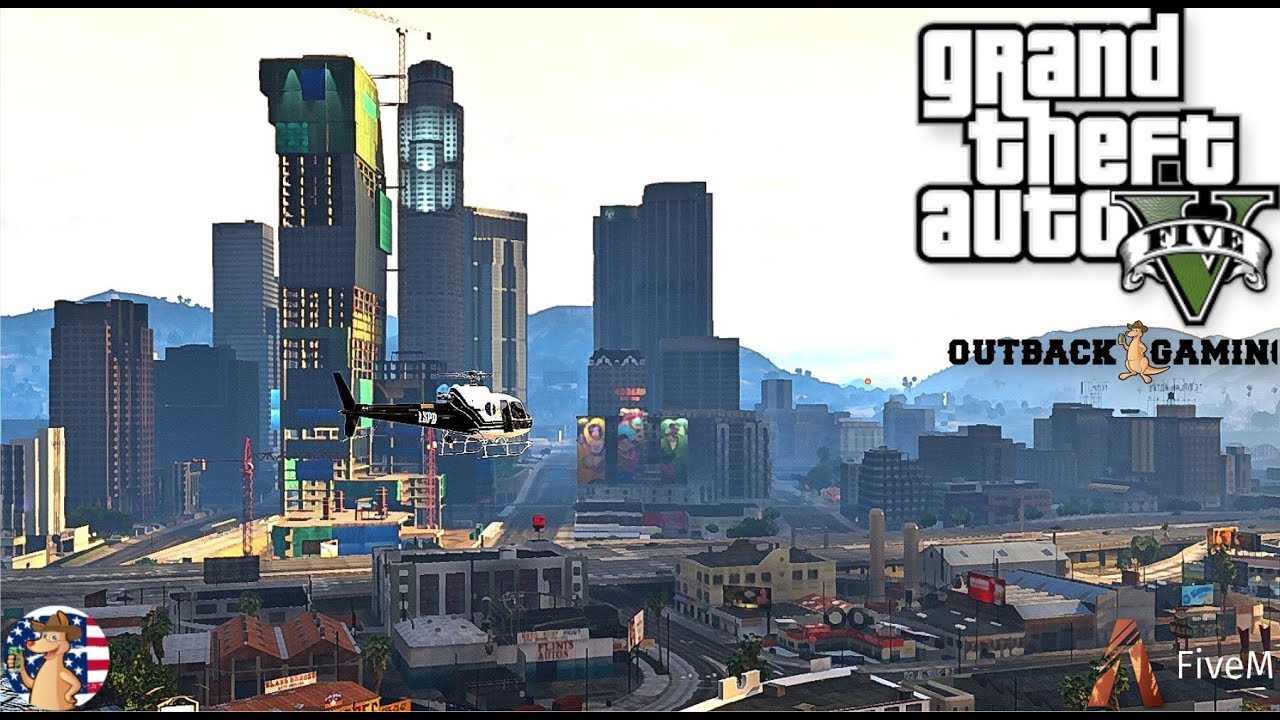 OutBack Gaming GTA5 FiveM RP #117 MotorBikers VS PolAir - YouTube