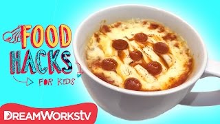 1 MINUTE PIZZA! & More Microwave Mug Hacks | FOOD HACKS FOR KIDS