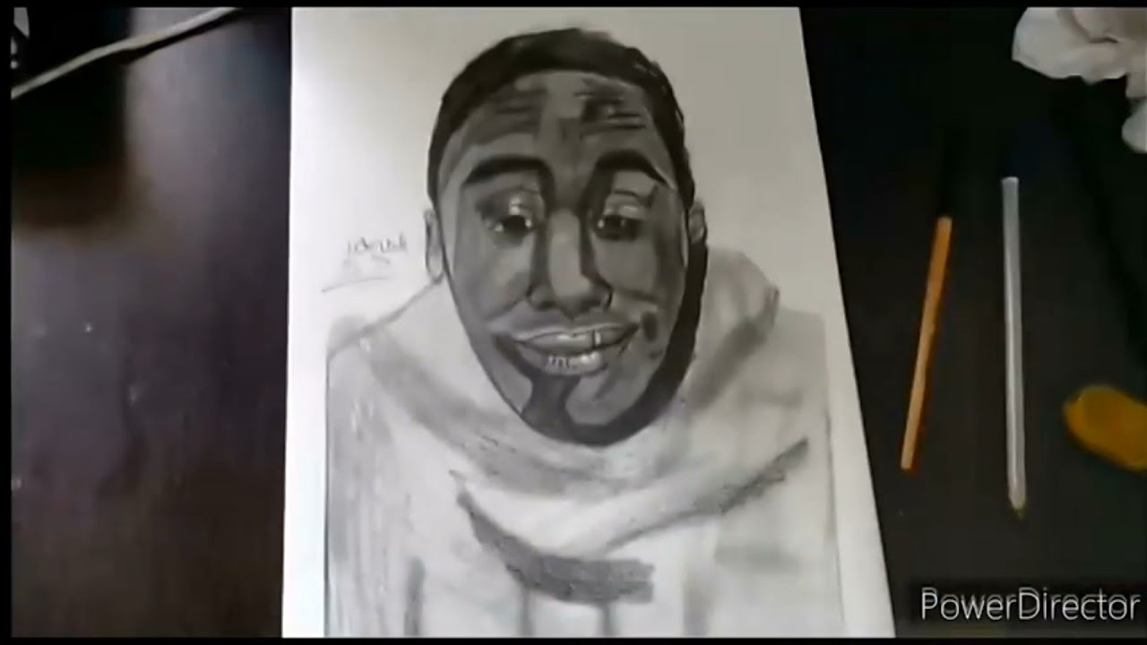 Drawing Khaby Lame - YouTube