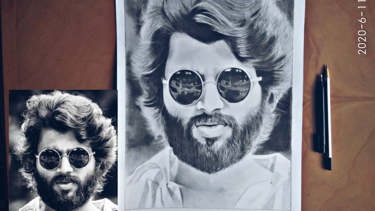 Arjun Reddy || Vijay Devarakonda || Realistic Drawing || Arjun Reddy ...