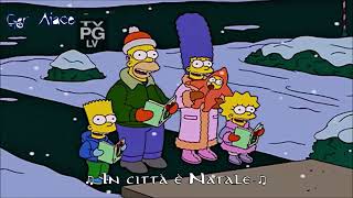 The Simpsons Homer Marge Bart Lisa - Silver Bells Sub Ita