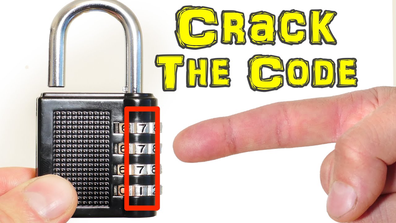 How To Crack The Code & Open A Combination Padlock - Youtube