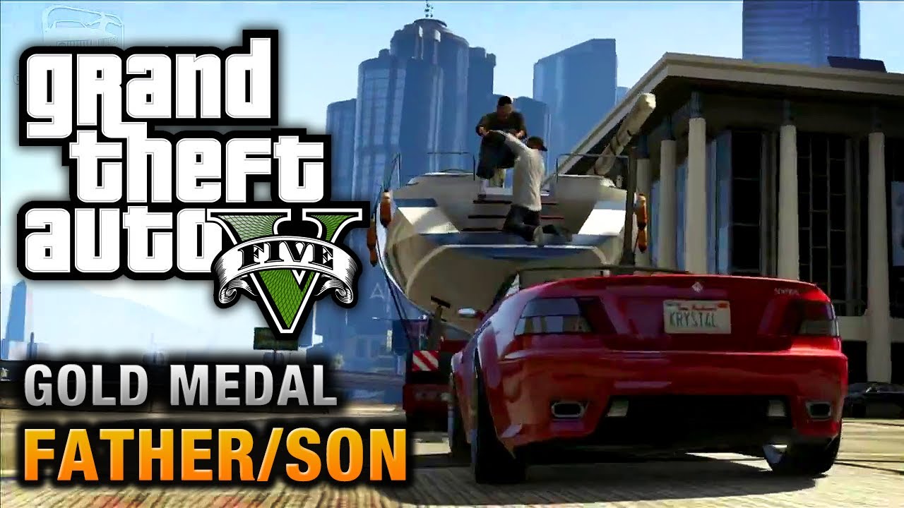 GTA 5 - Mission #4 - Father/Son [100% Gold Medal Walkthrough]