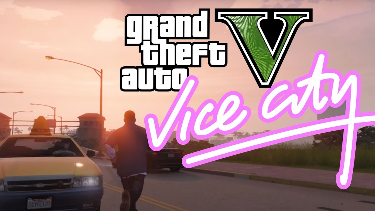 HOW BIG IS THE MAP in the GTA V Vice City mod? Run Across the Map - YouTube