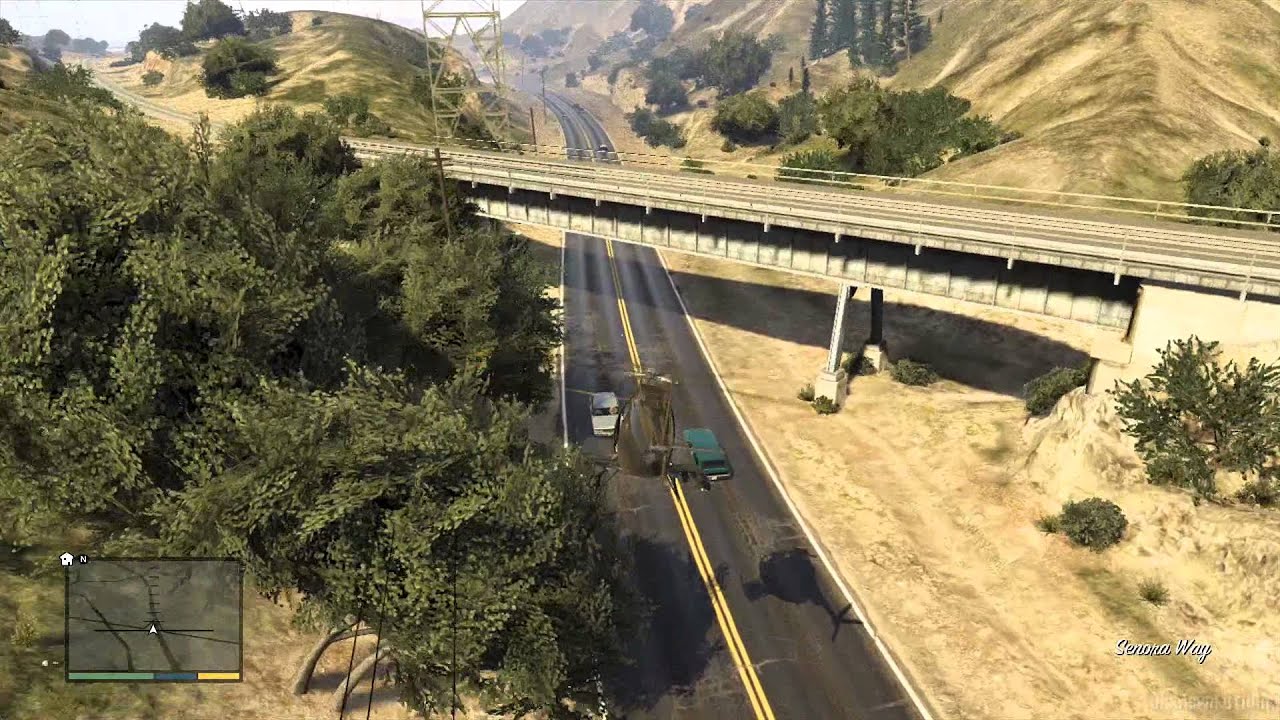 GTA V: Under The Bridge Location Guide [1080p] - YouTube