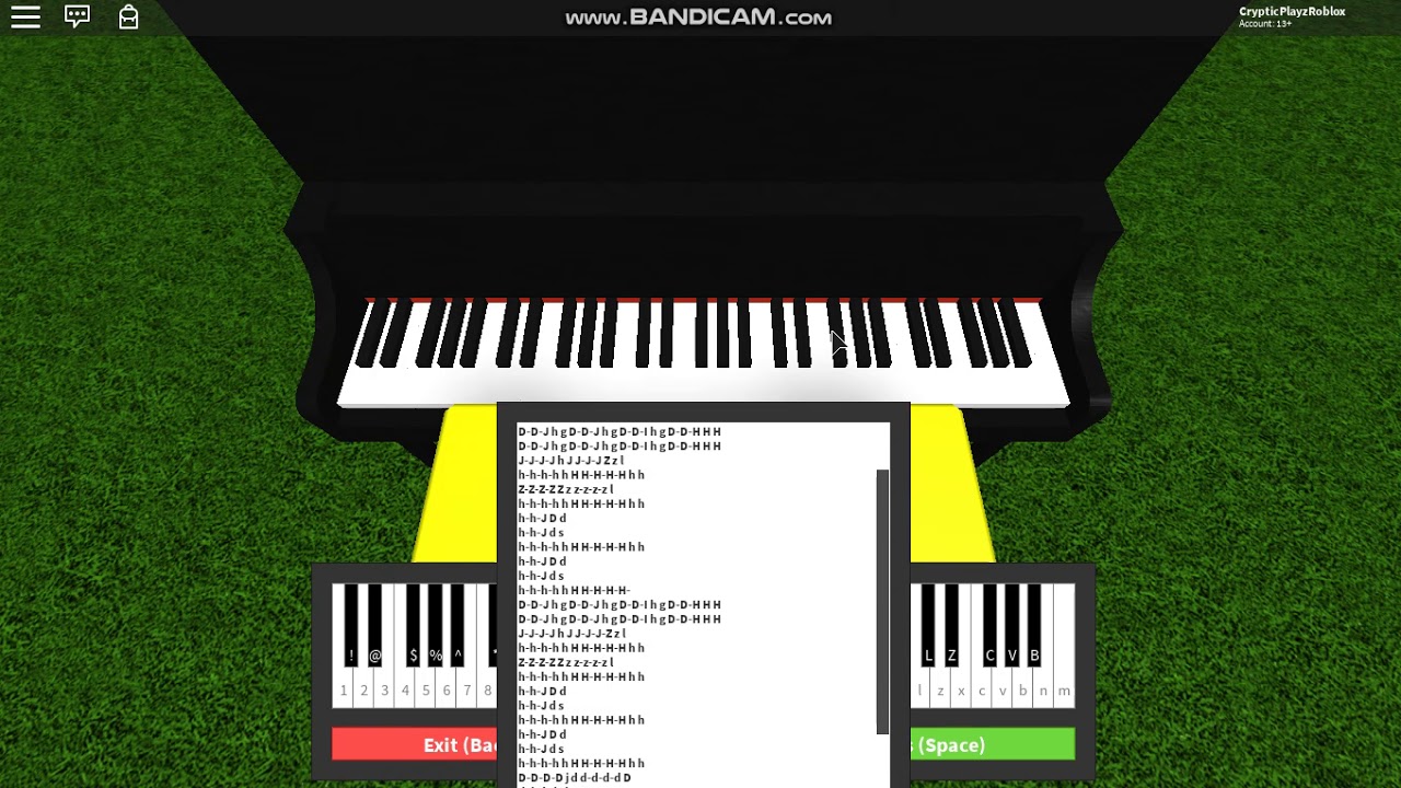 Piano roblox sheets - kmfkcontent