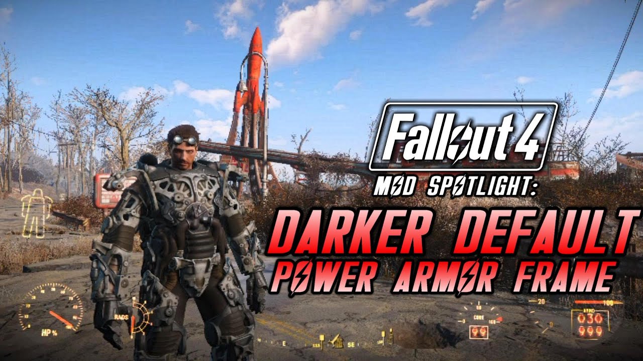 Mod Spotlight Darker Default Power Armor Frame Fallout 4 Youtube