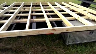 How To Build Your Own Tiny House On Wheels From Expanding The Trailer To  Framing The Walls And Roof - Youtube