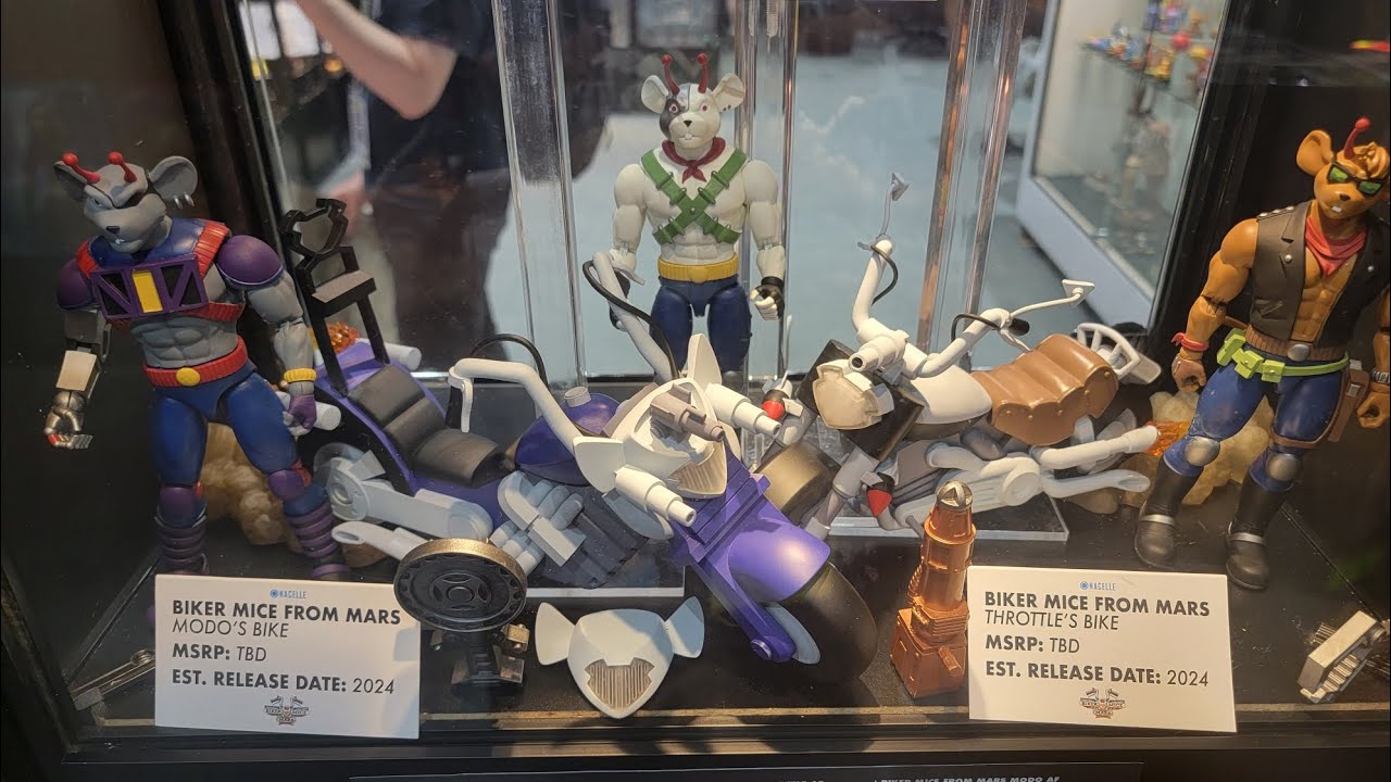 THEY'RE BACK! Biker Mice From Mars! New Nacelle action figures at SDCC ...