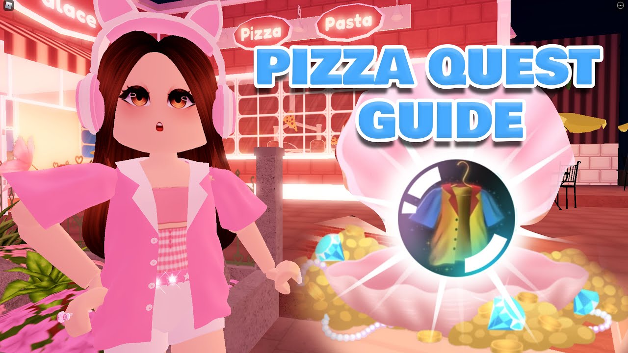 HOW TO COMPLETE ZED'S PIZZA QUEST [ Royale High Tutorial ] 🍕 🍷 - YouTube