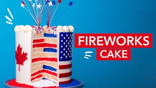 This Fireworks Cake EXPLODES! | How To Cake It with Yolanda Gampp