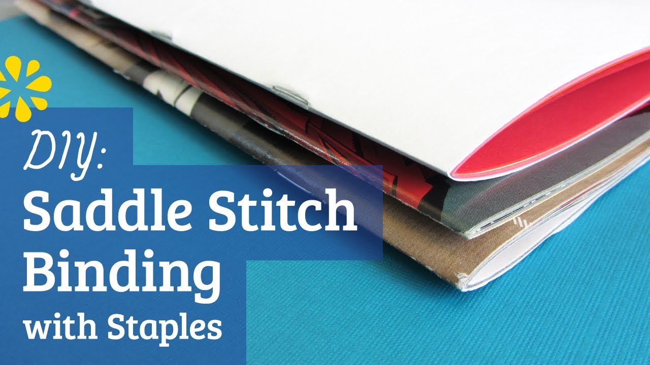 Book Binding Saddle Stitch