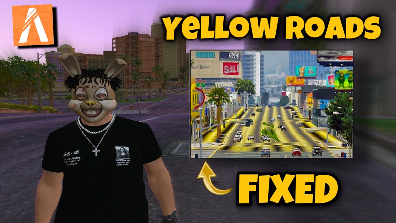 Download FiveM - How To Fix Yellow Shade On Roads (YELLOW R