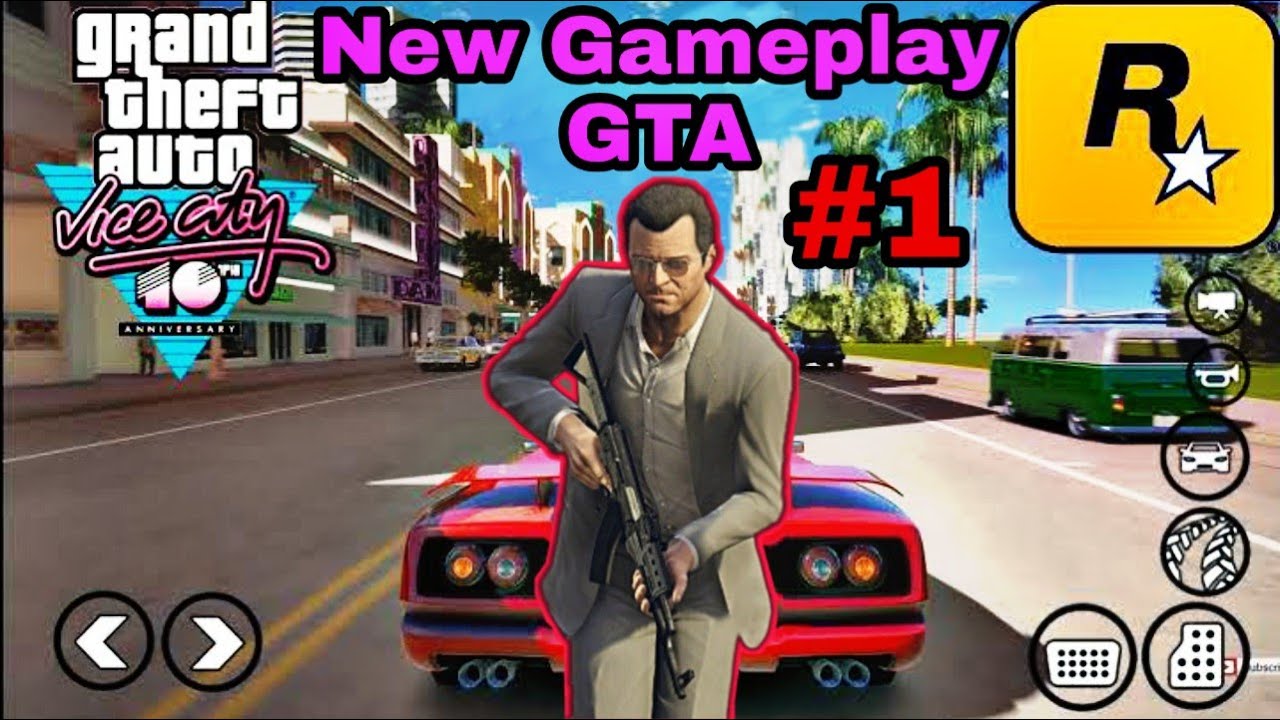 Grand Theft Auto( GTA ) Vice City Game Play Today In Mobile - Rockstar ...