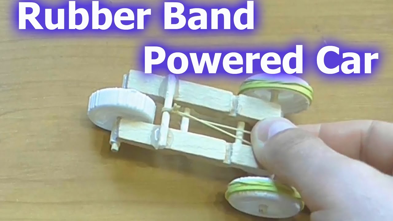 How To Make Rubber Band Powered Car