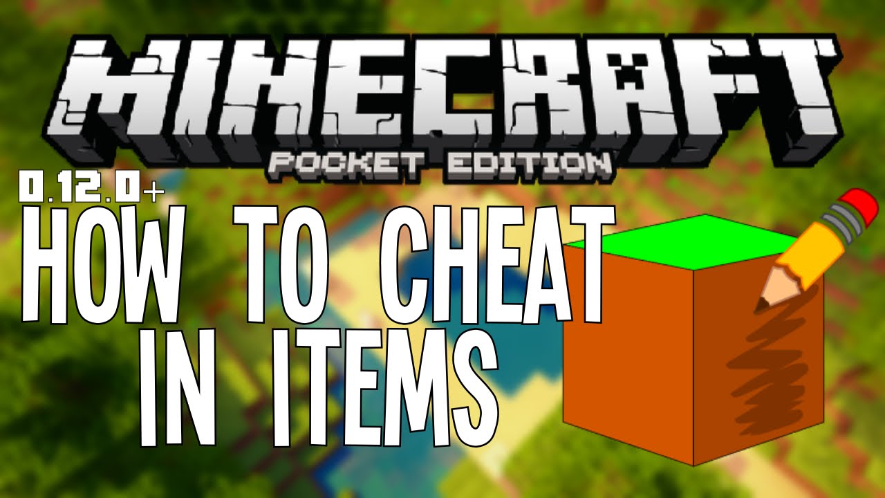 HOW TO CHEAT IN ANY ITEMS IN MCPE - Minecraft PE (Pocket  