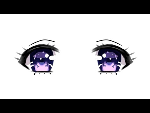 How to draw anime eyes || ibis paint x tutorial || Anime eyes tutorial ...